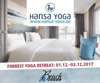 Forrest Yoga Retreat Yogareise Beach Motel St. Peter-Ording Nordsee Dezember 2017