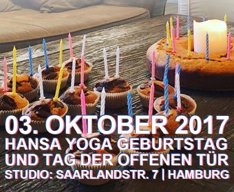 Hansa Yogastudio Geburtstag, Tag der offenen Tür, Forrest Yoga, Pilates